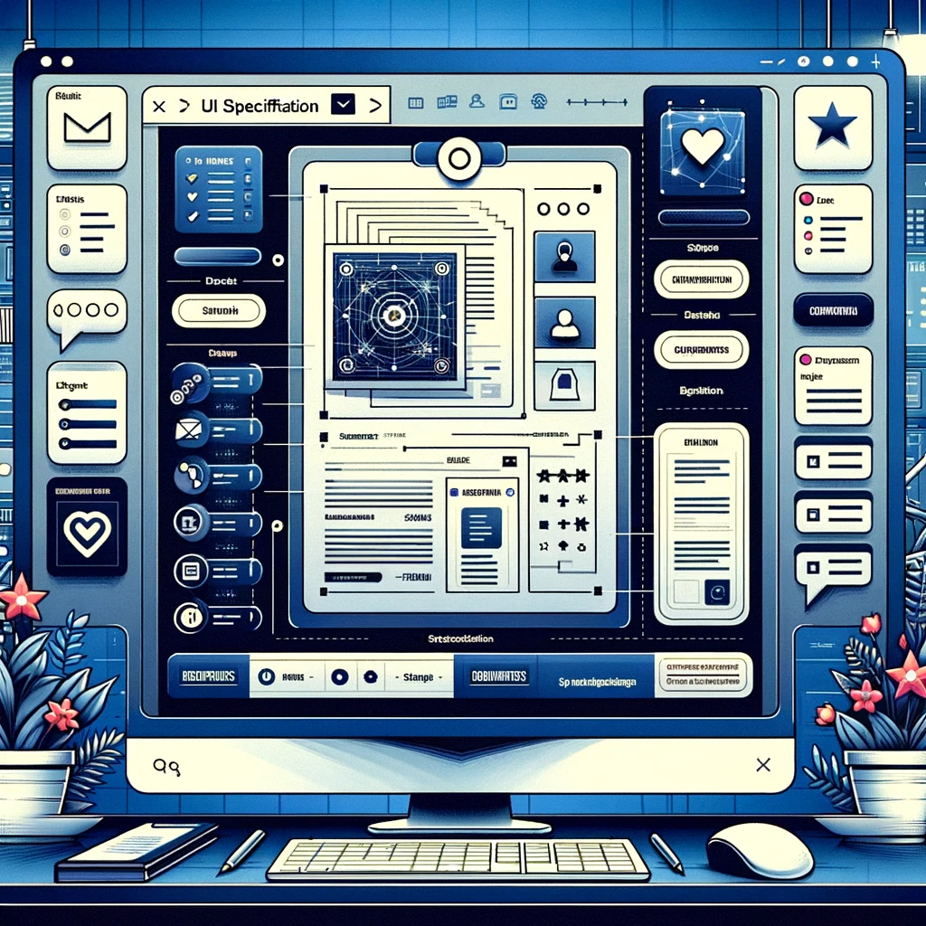 Technical requirements from design in form of UI Specification with MindyGem